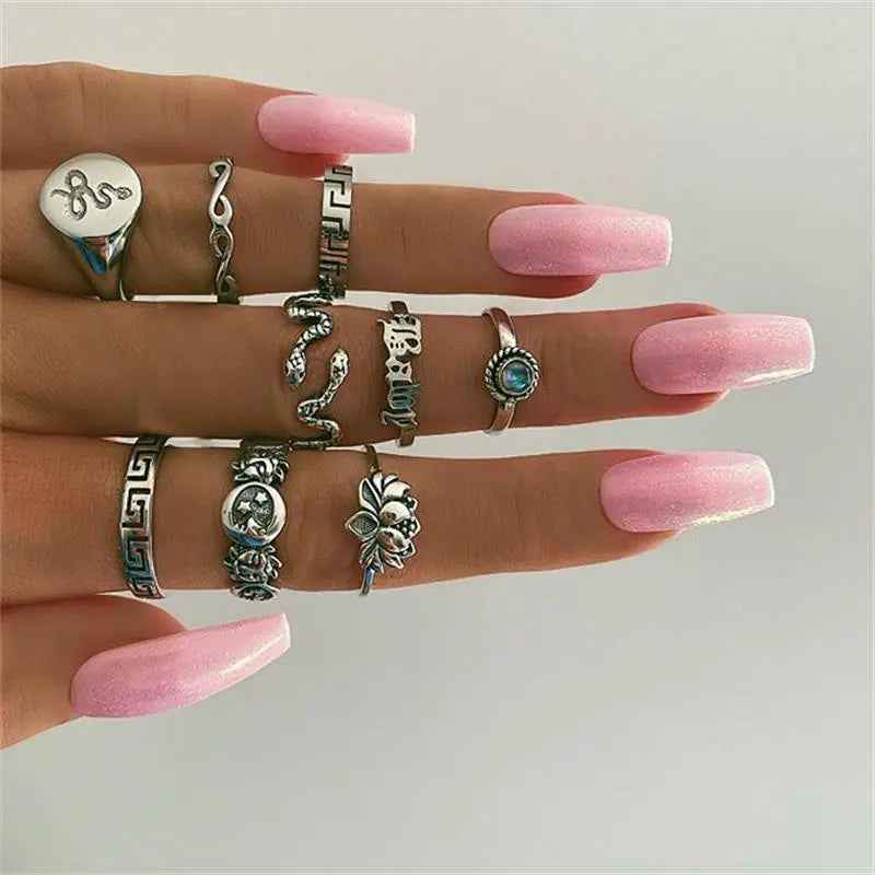 Women's Vintage Water Drop Diamond Ring Suit - Norellé