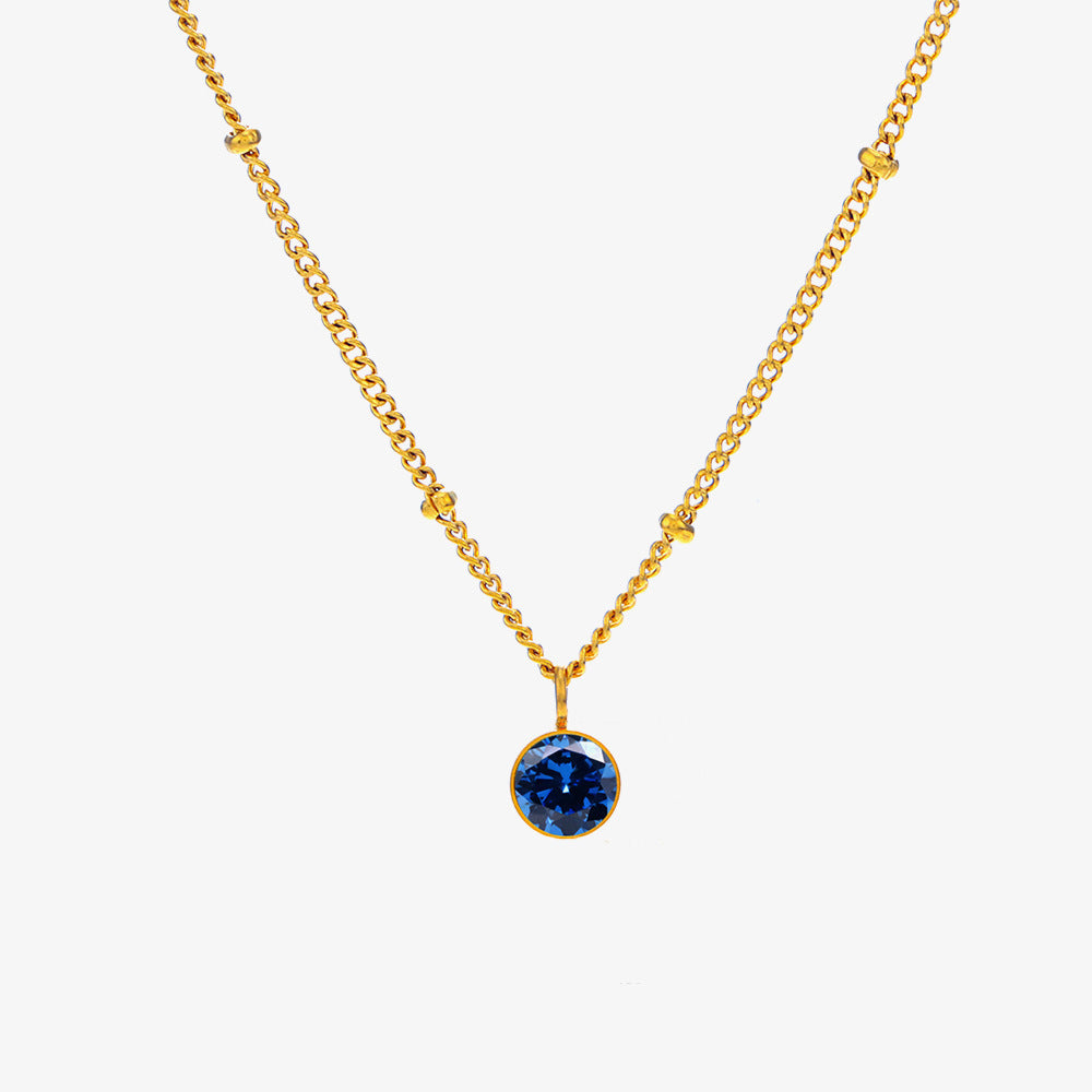 December Titanium Steel Necklace - Norellé