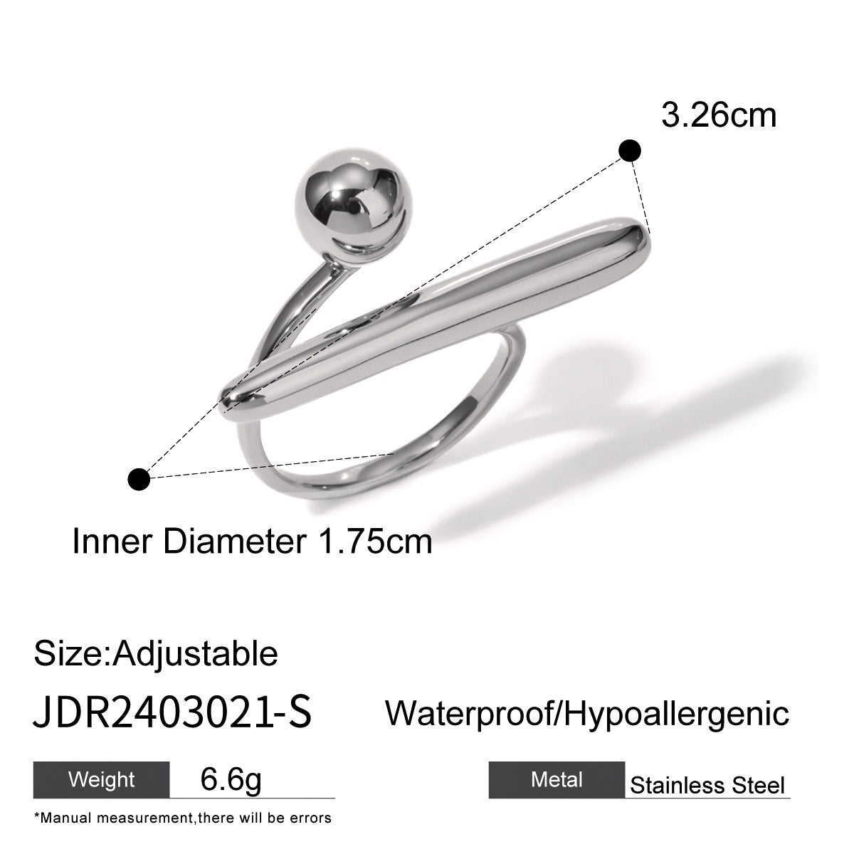Steel Ring Titanium Steel No Fading - Norellé