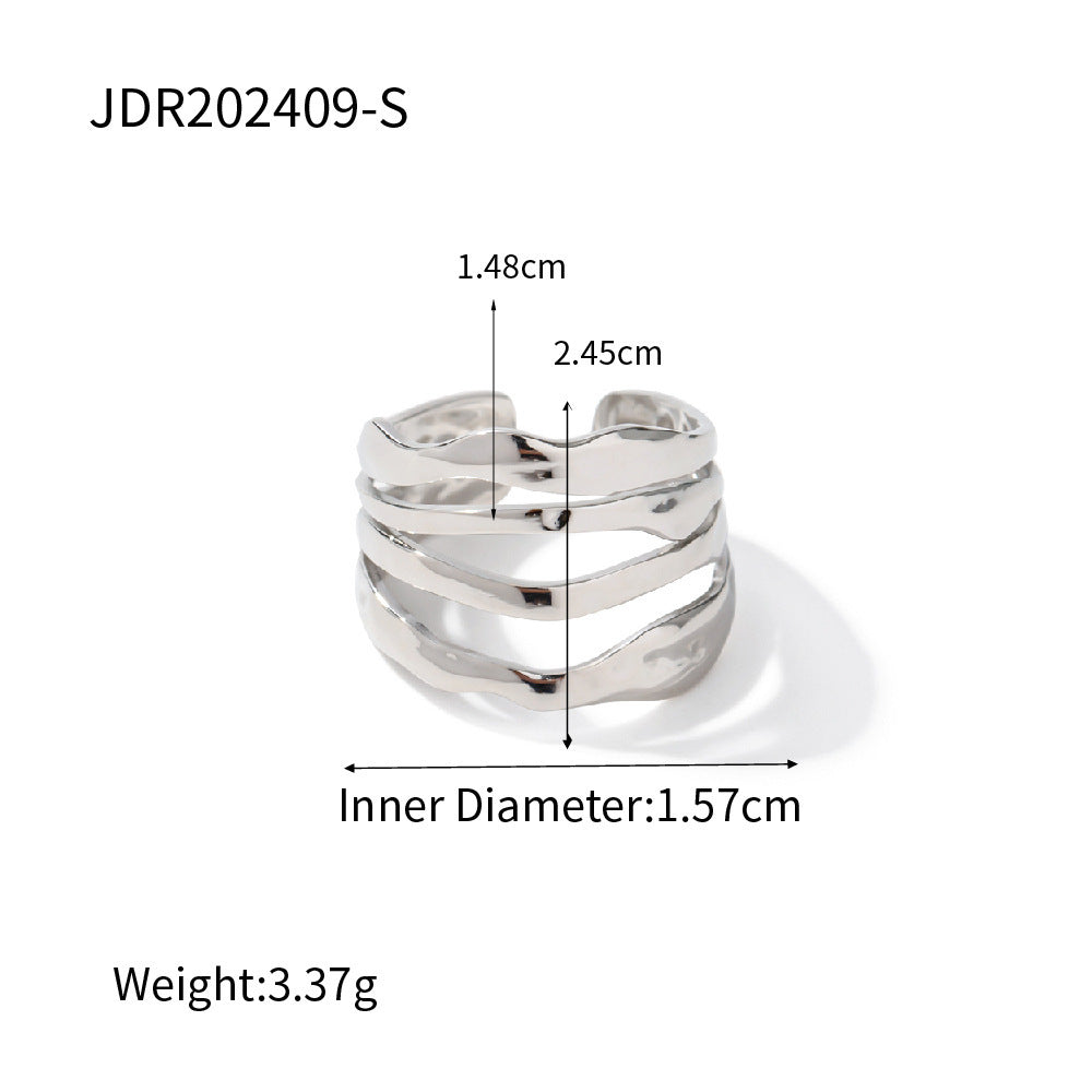 Steel Ring Titanium Steel No Fading - Norellé