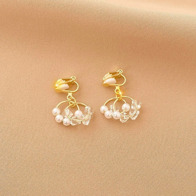 High-grade Pearl Vintage Tassel Earrings - Norellé