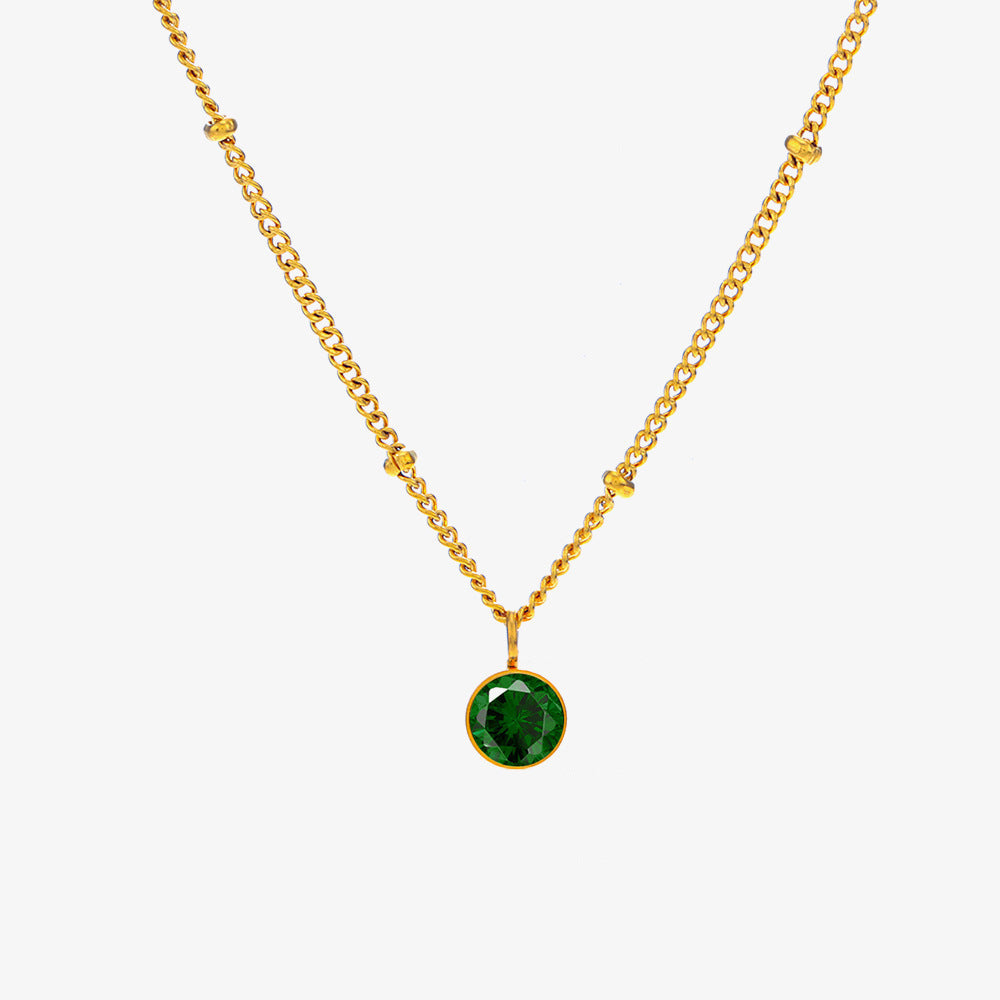 December Titanium Steel Necklace - Norellé