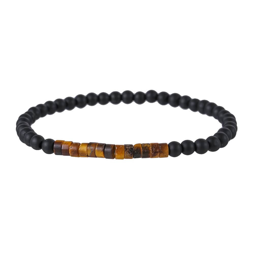 Simple Turquoise Wooden Bead Bracelet - Norellé