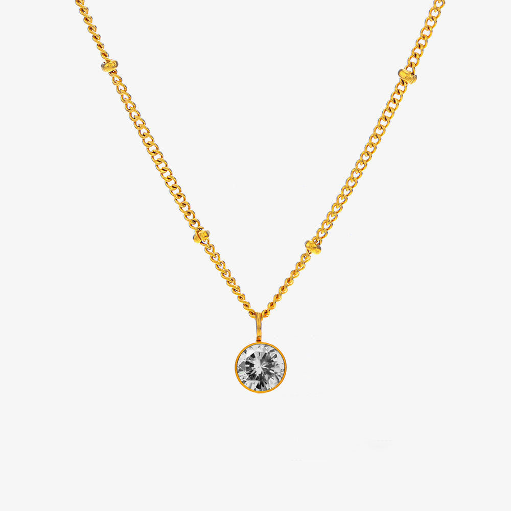 December Titanium Steel Necklace - Norellé