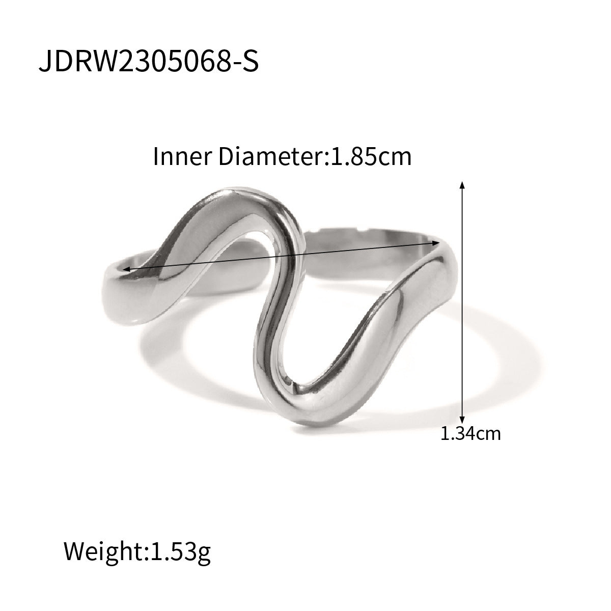Steel Ring Titanium Steel No Fading - Norellé