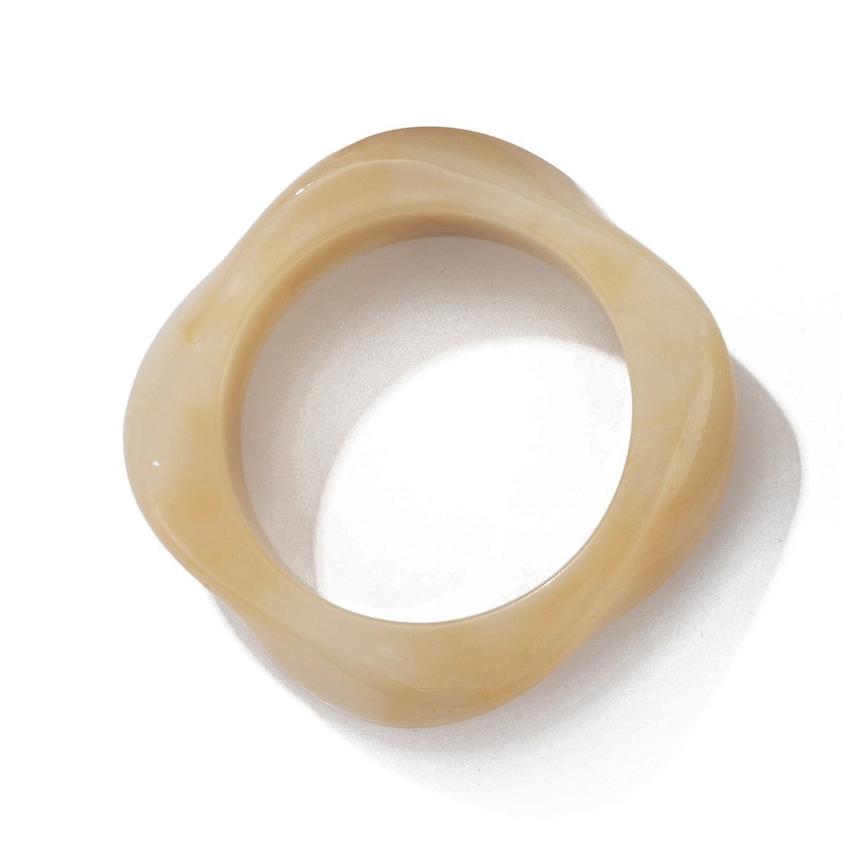 Acrylic Bracelet Exaggerated Ins Style Irregular Translucent - Norellé