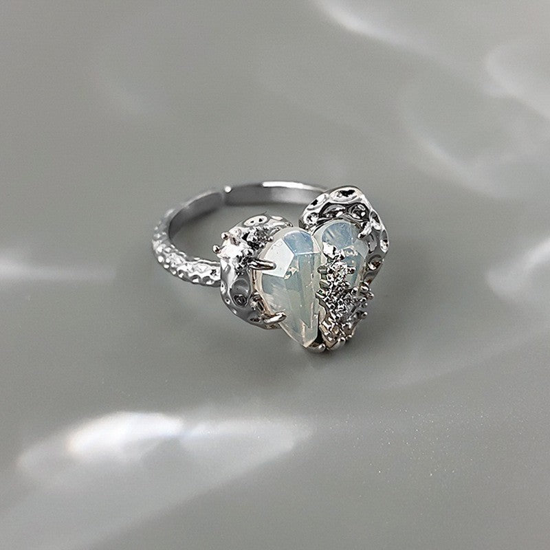 Shiny Geometric Ring Female Fashion Temperament Multi-layer Line Open Ring I - Norellé