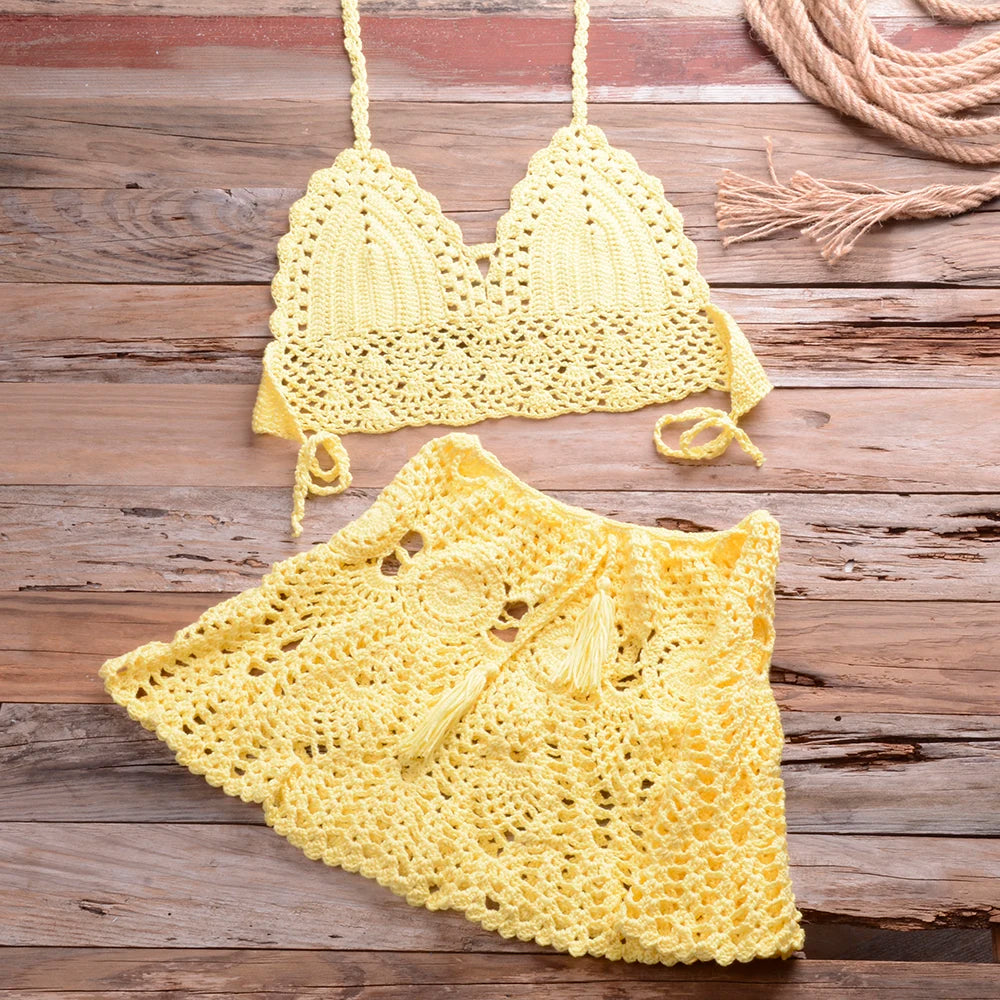 Two-piece Crochet Women Bikini Set - Norellé