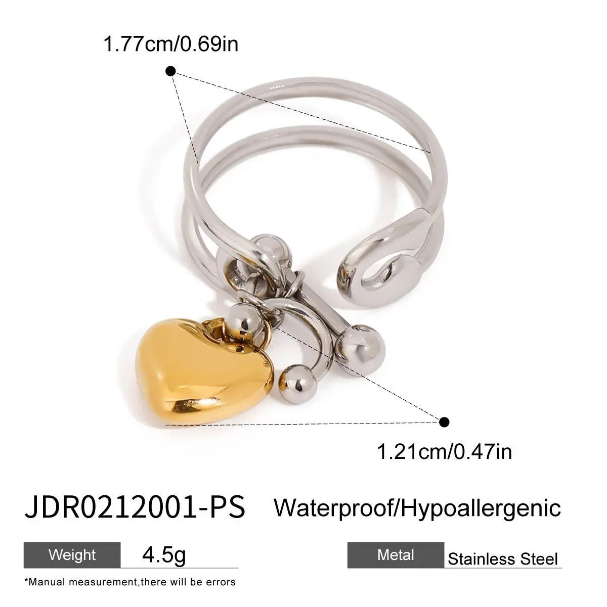 Stainless Steel Pendant Ring Non-fading Jewelry - Norellé