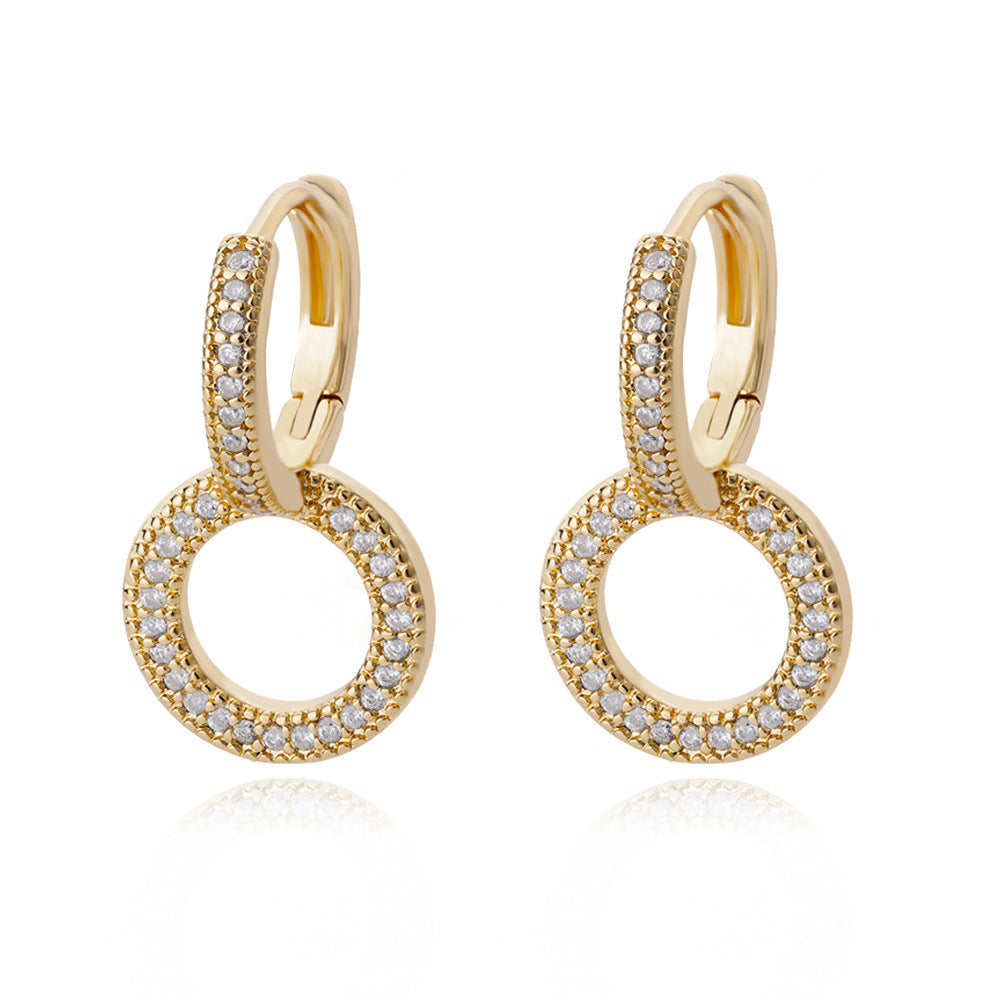Diamond Butterfly Titanium Steel Ear Clip Women's Light Luxury Accessories - Norellé