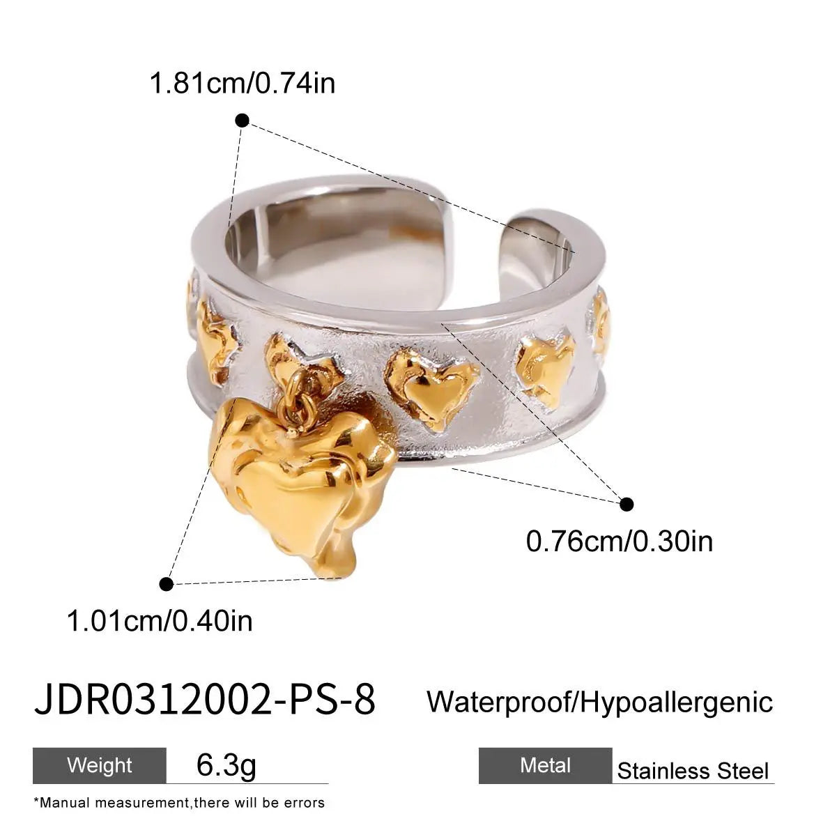 Stainless Steel Pendant Ring Non-fading Jewelry - Norellé