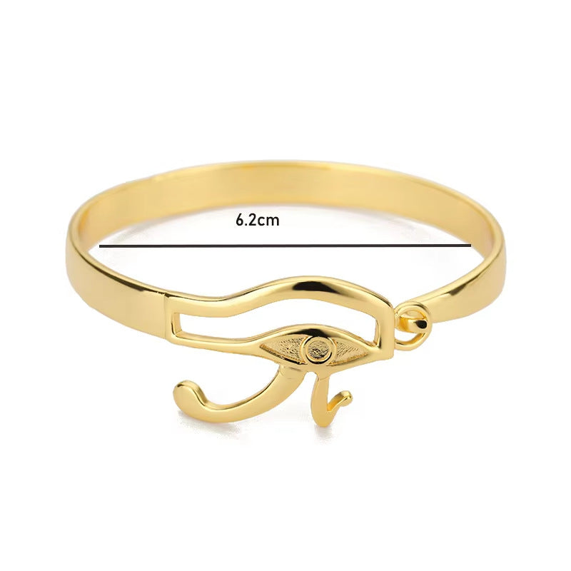 Egyptian Pharaoh Head Hook Bracelet - Norellé