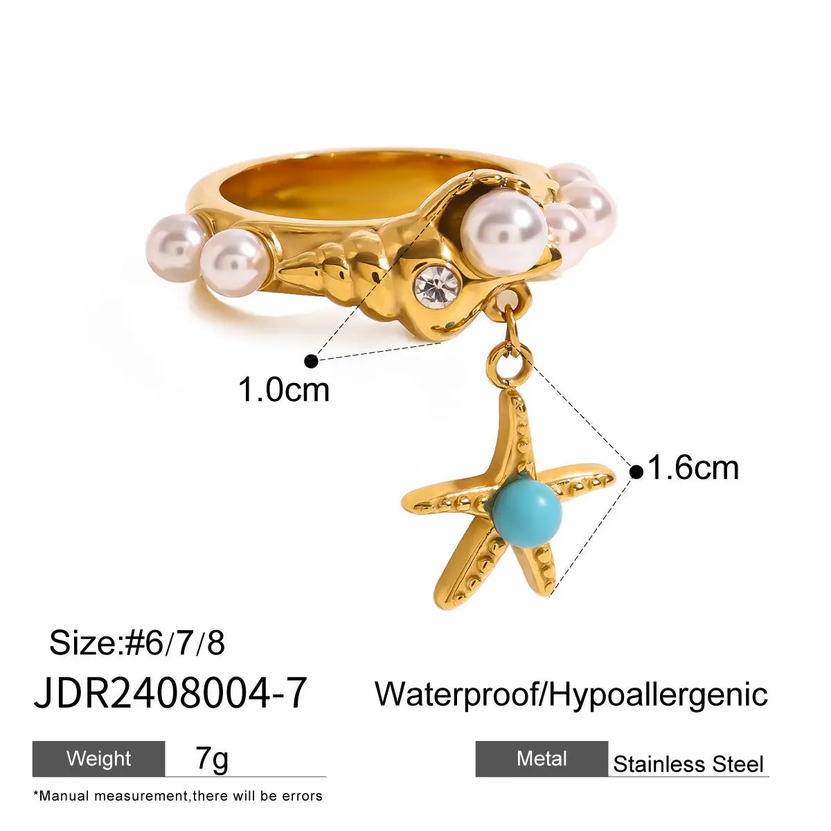 Stainless Steel Pendant Ring Non-fading Jewelry - Norellé
