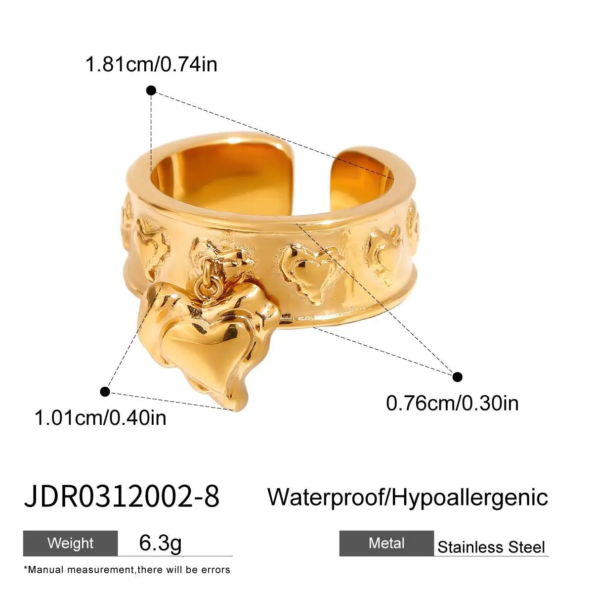 Stainless Steel Pendant Ring Non-fading Jewelry - Norellé