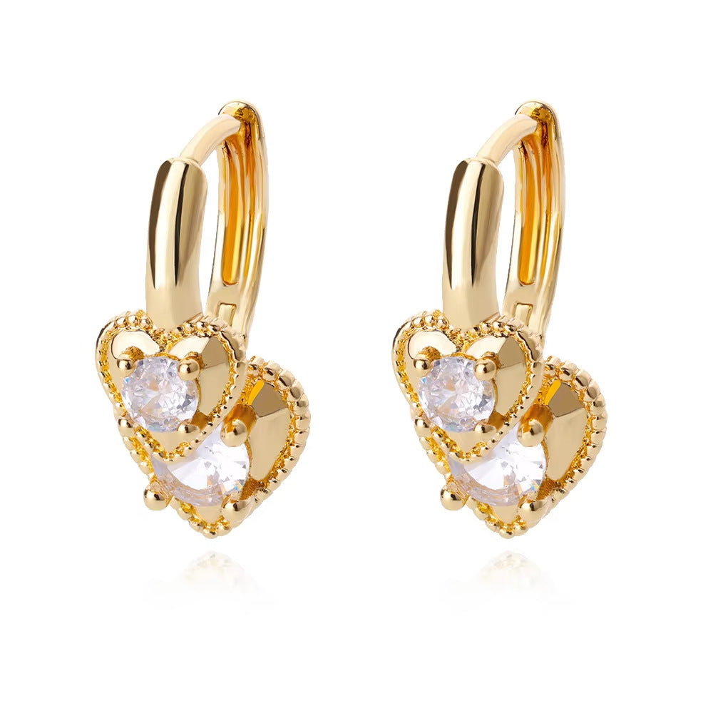 Diamond Butterfly Titanium Steel Ear Clip Women's Light Luxury Accessories - Norellé