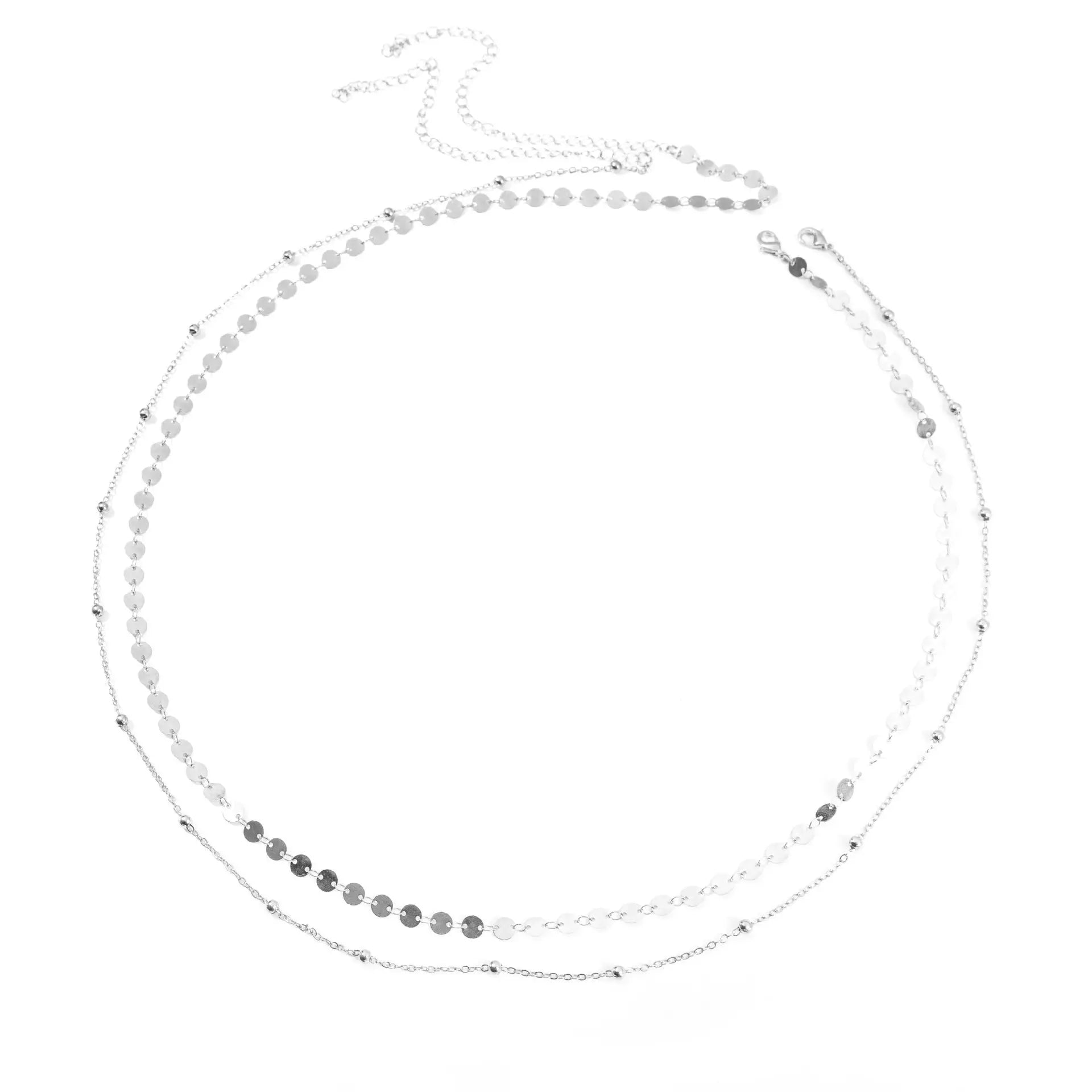 Women's Fashion Round Beads Chain Double-layer Waist Chain - Norellé