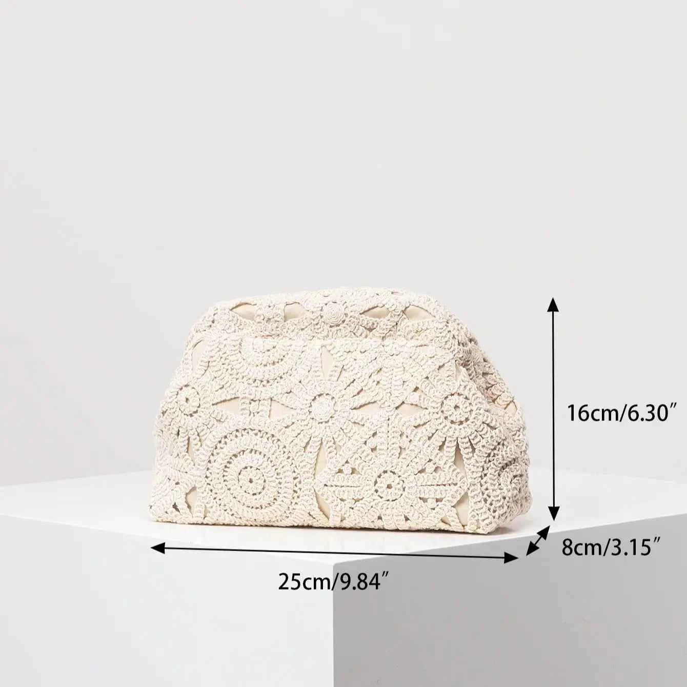 Pattern Hollow Woven Bag
