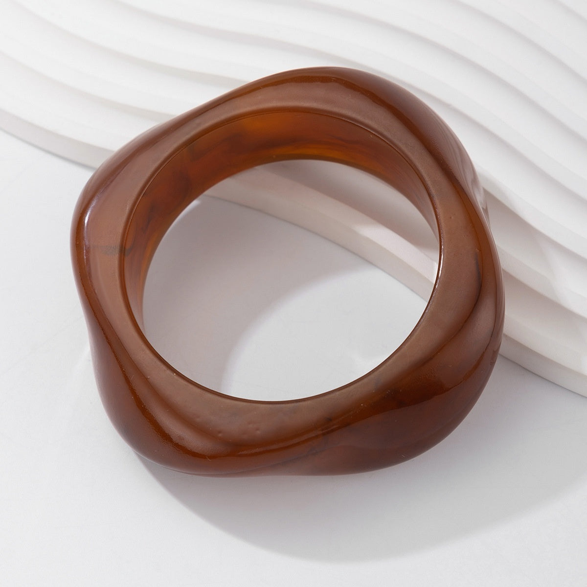 Acrylic Bracelet Exaggerated Ins Style Irregular Translucent - Norellé