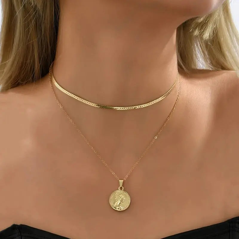 Multilayer Trend Elegant Jewelry Long Snake Chain Crystal - Norellé