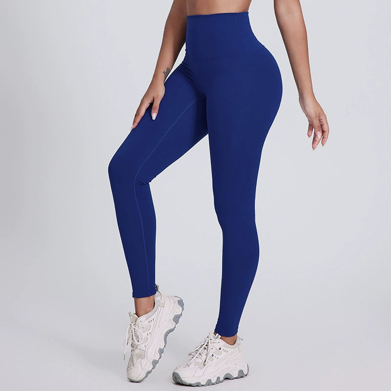 Bright Yoga Pants Outer Wear Nude Feel Hip Lifting - Norellé