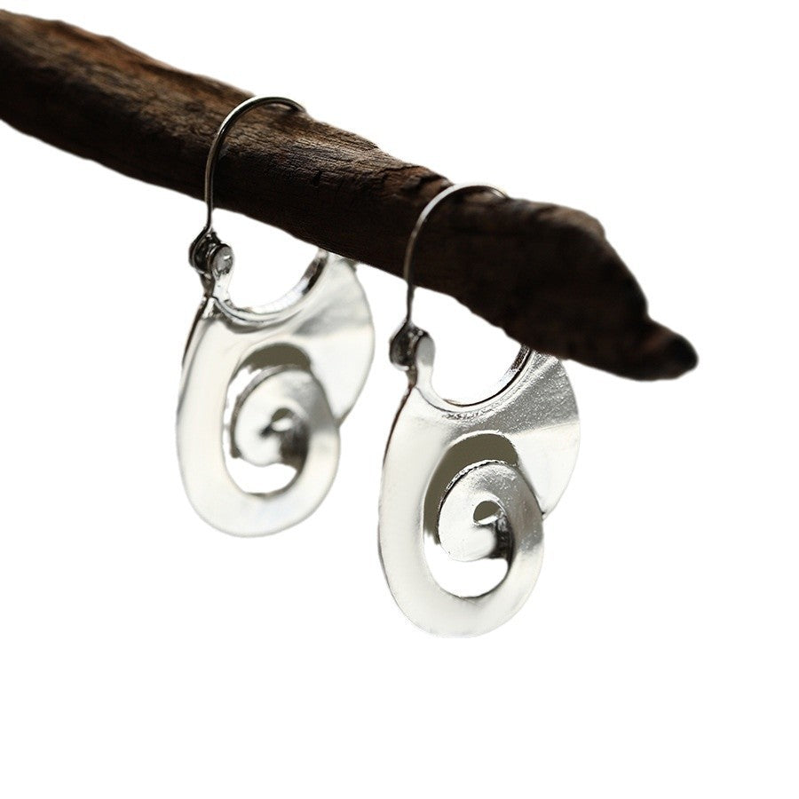 Spiral Design Ear Ring Retro Geometry - Norellé