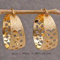 Copper Material Graceful Personality Simple Earrings - Norellé