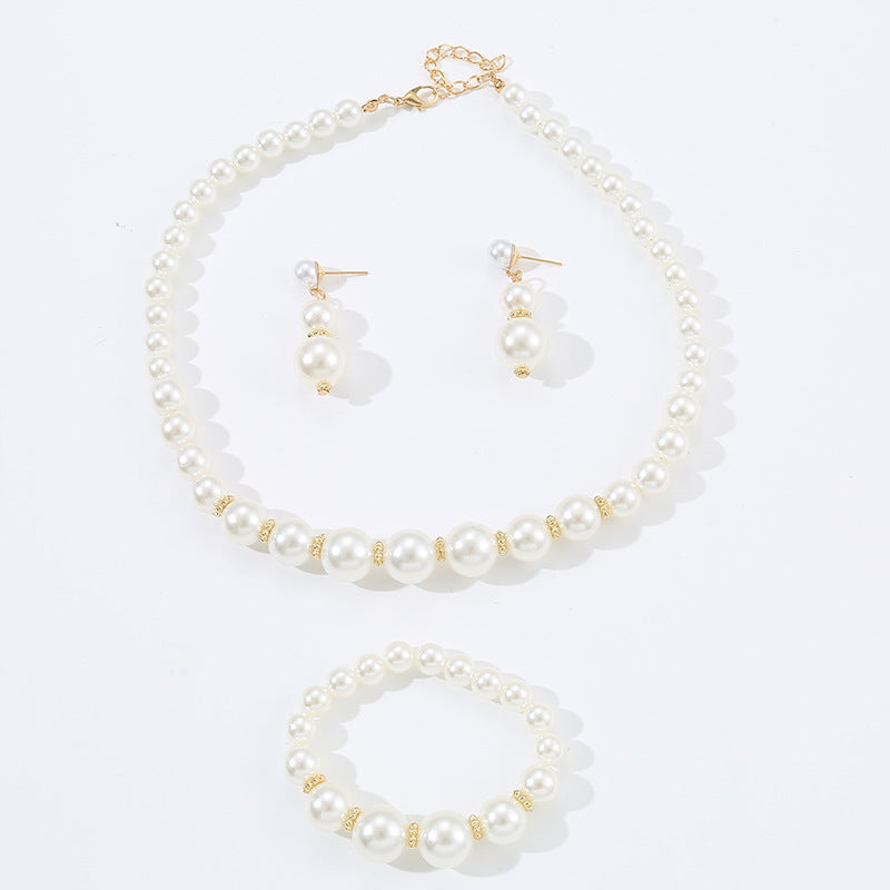 Children's Clavicle Necklace Earring Bracelet Suit - Norellé