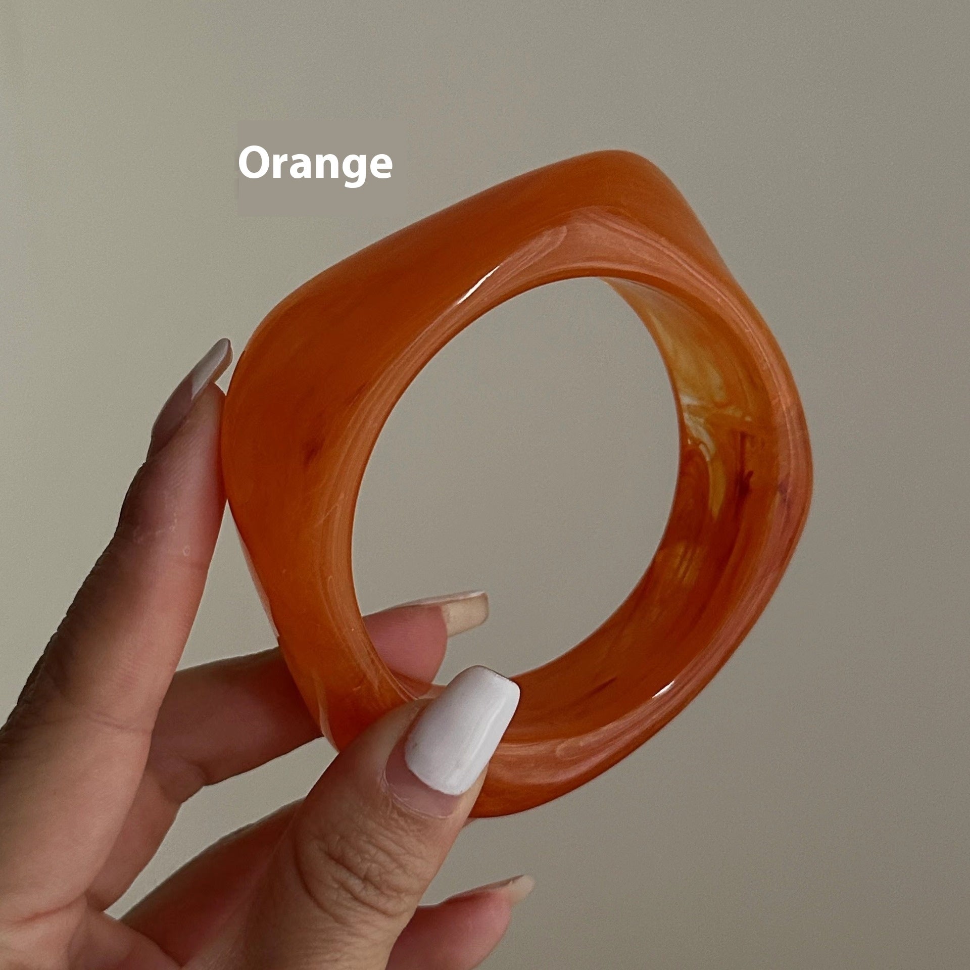 Acrylic Bracelet Exaggerated Ins Style Irregular Translucent - Norellé