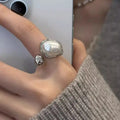 Special-interest Design Light Luxury High-grade Sense Switchable Index Finger Ring - Norellé