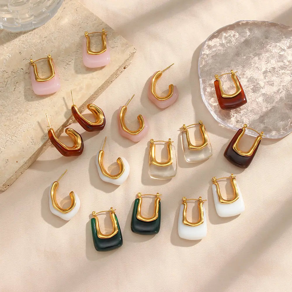 C- Shaped Earrings
