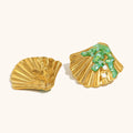 Fashion Personality Shell Stud Earrings For Women - Norellé
