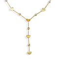 Lxalry 18K Gold Plated Rhinestone Necklace  Recycled Stainless Steel Modern Minimalist Jewelry Hypoallergenic  Ocean Safe Gift For Women Wife Mom Everyday Glam With Golden Hour Glow - Norellé