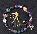 Natural Volcanic Rock Electroplating Twelve Constellations Bracelets - Norellé