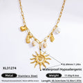 Women's Handmade Stainless Steel 18K Dold Pearl Necklace - Norellé