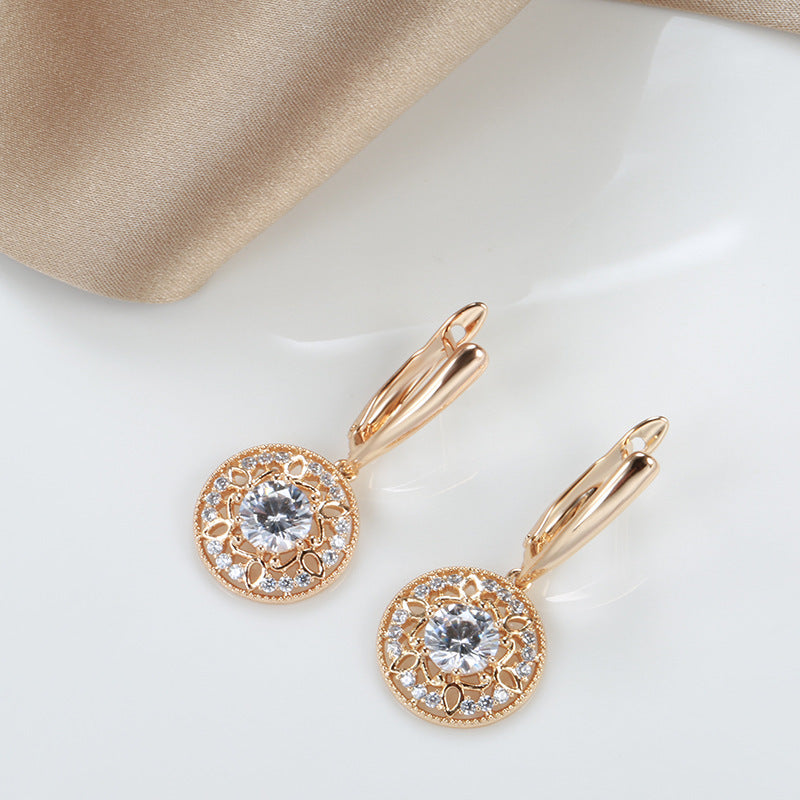 Fashion Shiny Water Drop Zircon Earrings - Norellé