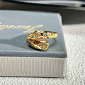 French Rose Zircon Light Luxury High-grade Ring - Norellé