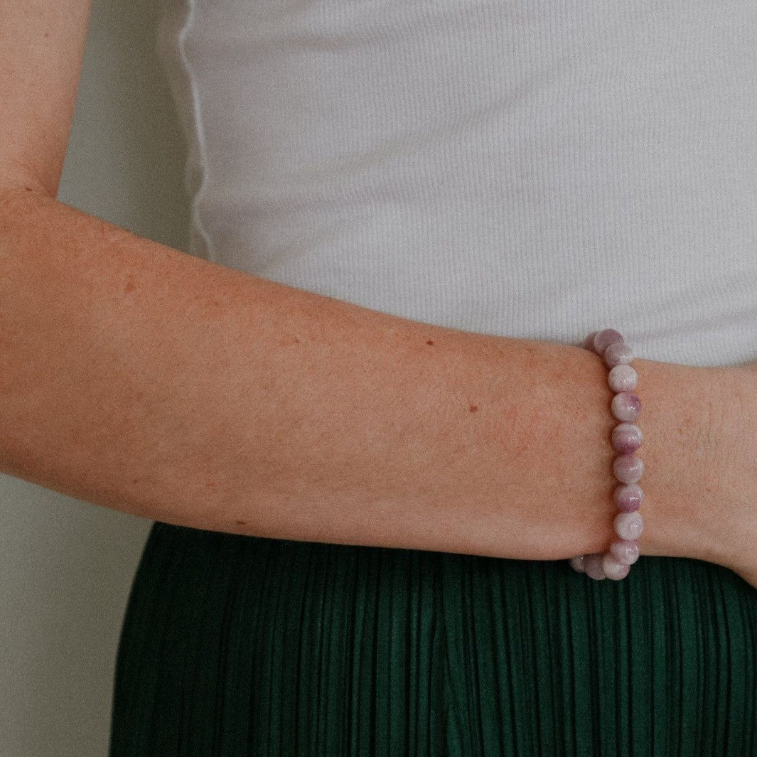 Lavender Purple Ball Clavicle Chain Women - Norellé