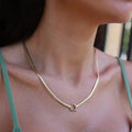 Encrypting Smooth NK Chain Necklace - Norellé