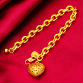 Vietnam Placer Gold Women's Heart Bracelet - Norellé