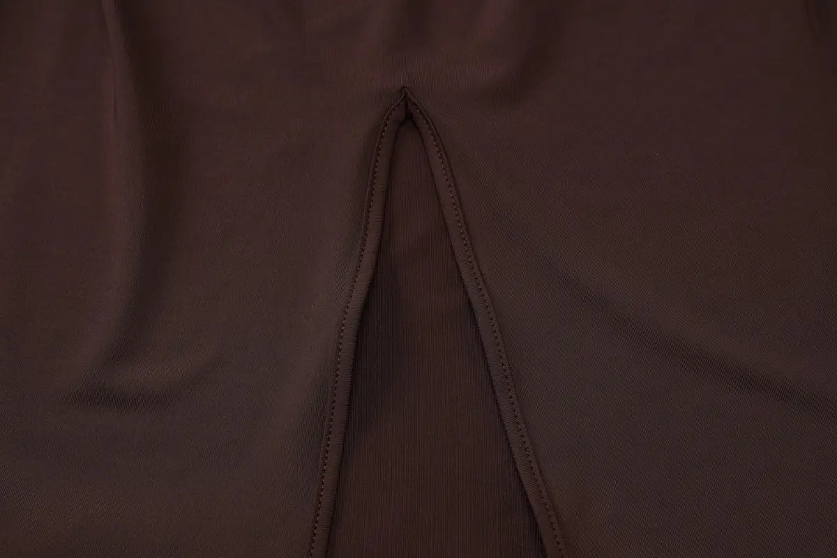 Women’s Clothing Backless Slit Slim Fit Dress