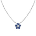 S925 Sterling Silver Necklace Women's Advanced Oval Water Foam 8A Heart-shaped Zircon Flower Horse Eye Clavicle Chain - Norellé