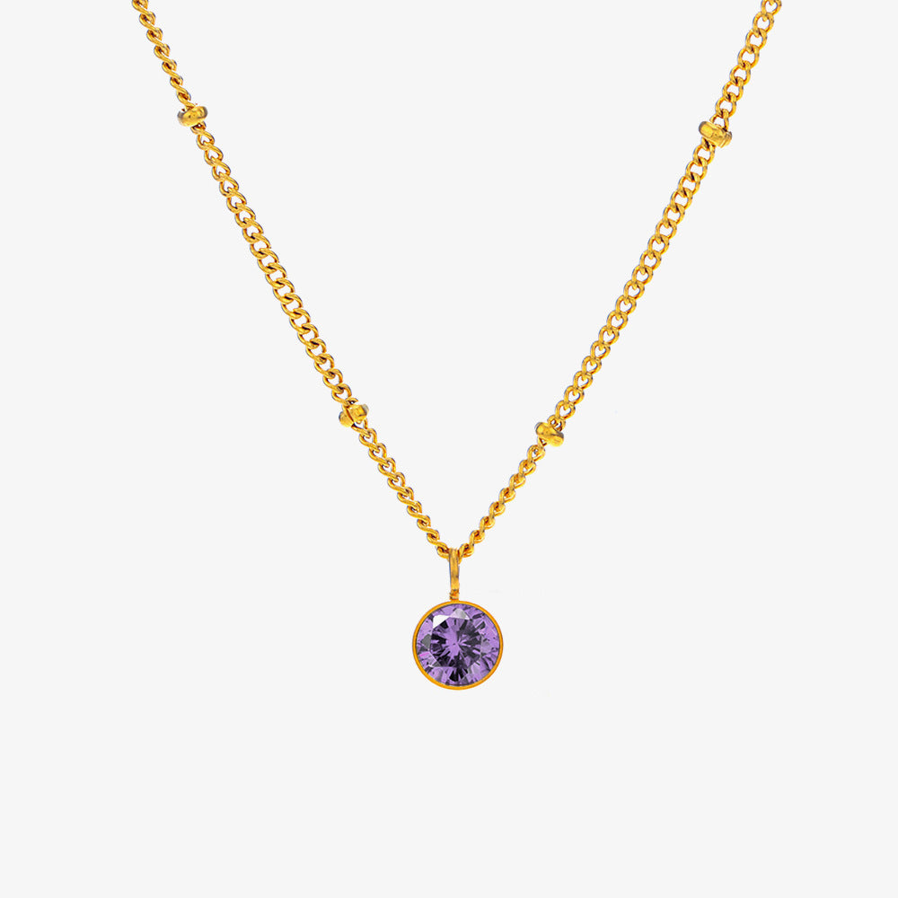 December Titanium Steel Necklace - Norellé