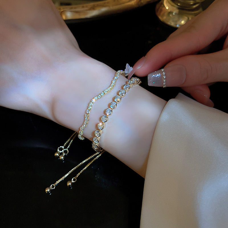 Wave Geometric Adjustable Bracelet Temperament - Norellé