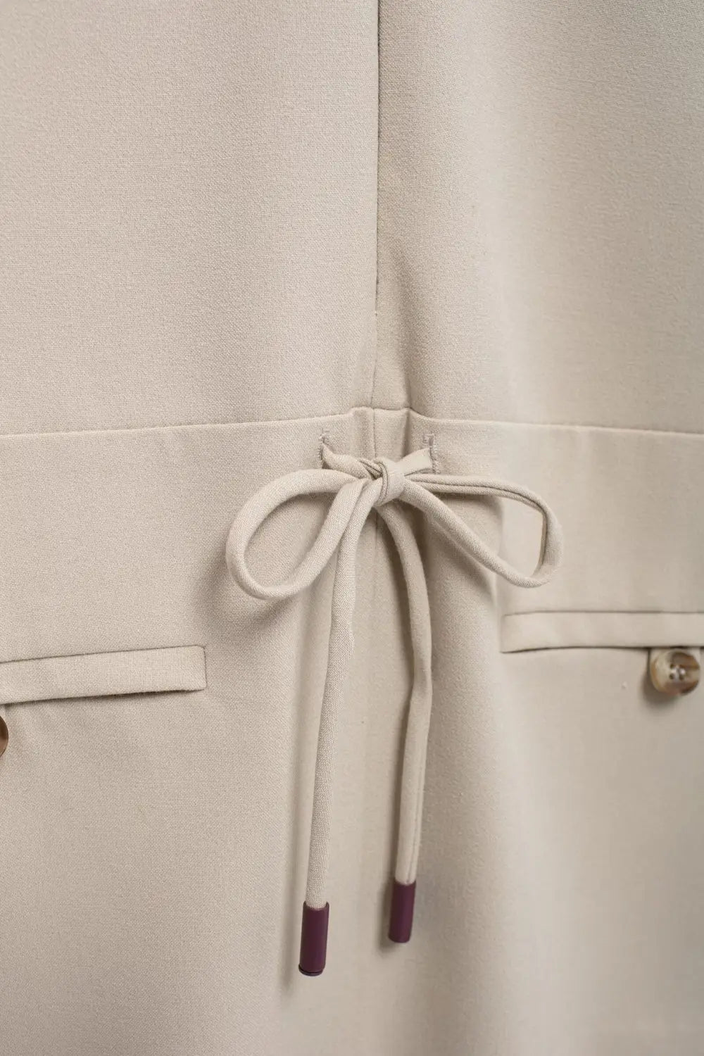 Women’s Stitching Stripe Decorative Rib Halter Dress