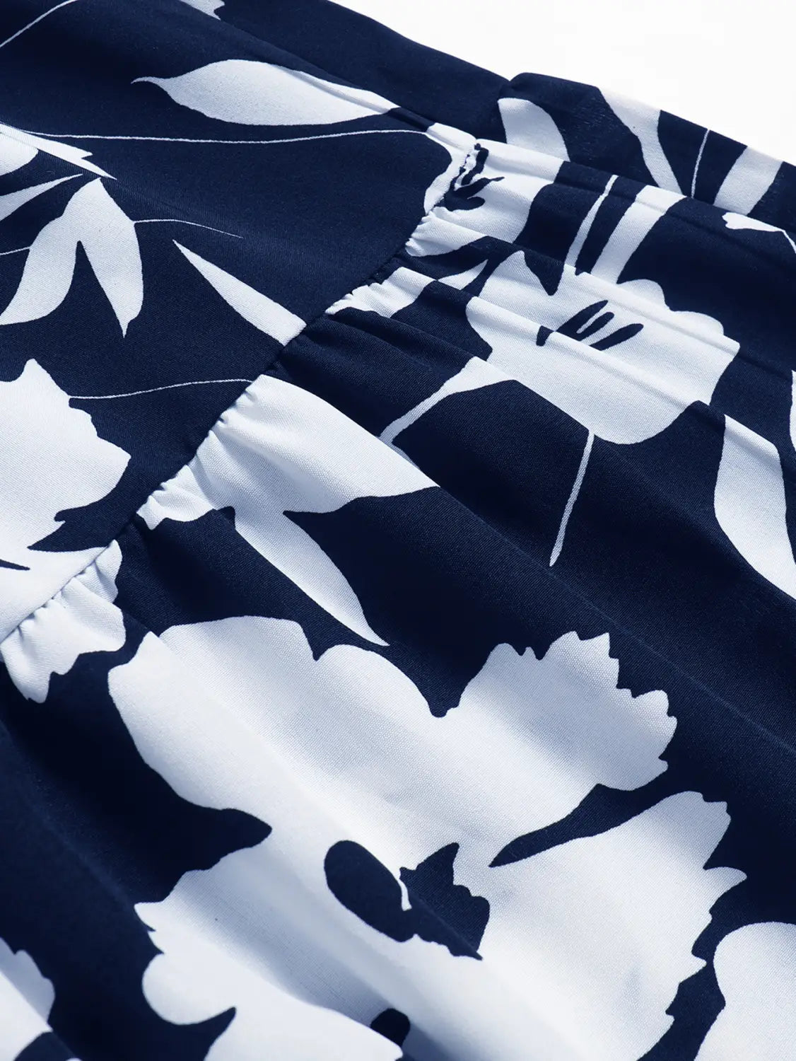 Printed A- Line Skirt Pleated Women