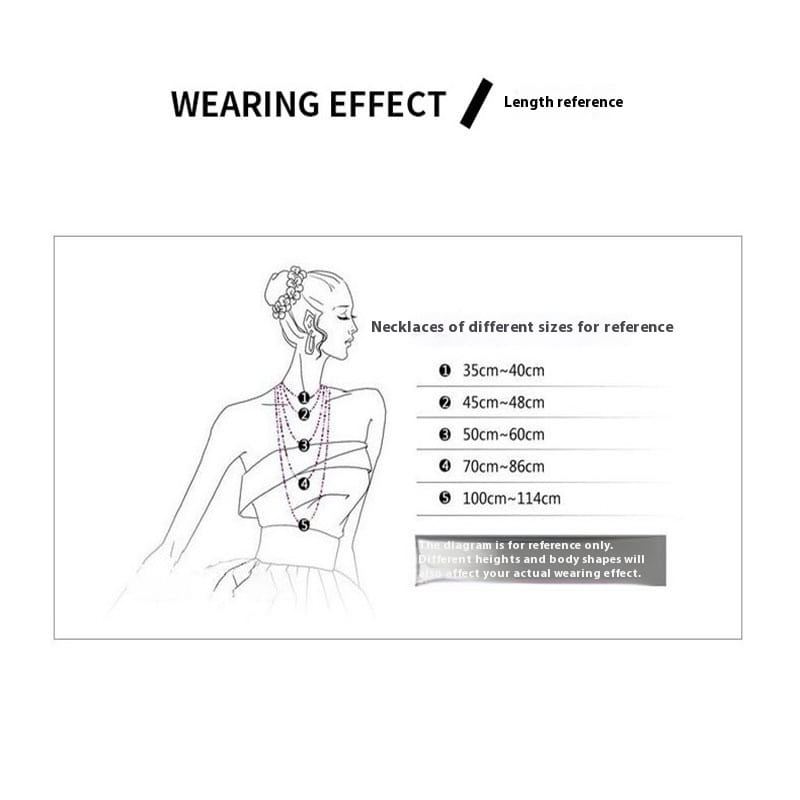 Stainless Steel Stylish Water Drop Zircon Necklace