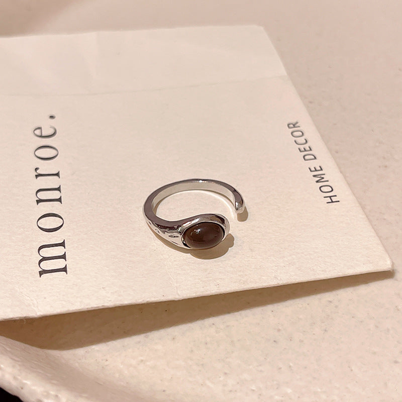 Rad Tigereye Heavy Industry Ring Female Switchable Index Finger Ring - Norellé
