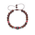 Simple Turquoise Wooden Bead Bracelet - Norellé