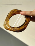 Exaggerated Blooming Irregular Shaped Resin Bracelet - Norellé