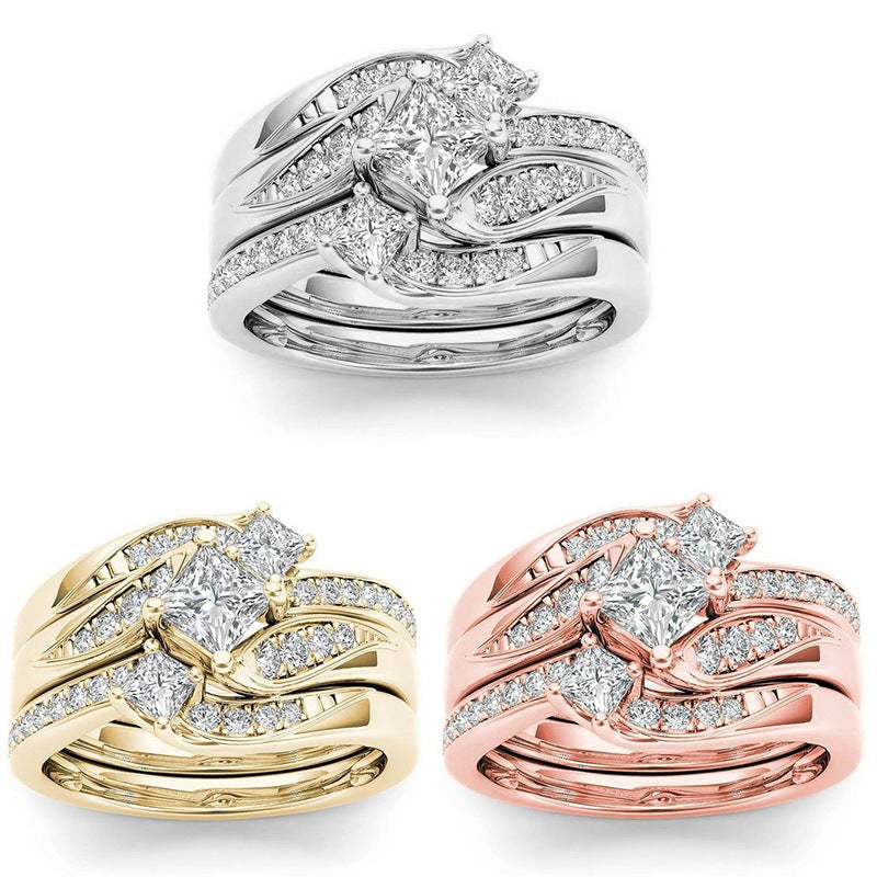 Couple Ring Gold-plated Inlaid - Norellé